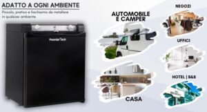 PremierTech Mini Frigo 36L Trivalente 220V 12V Gas Libera Installazione PTF36L3