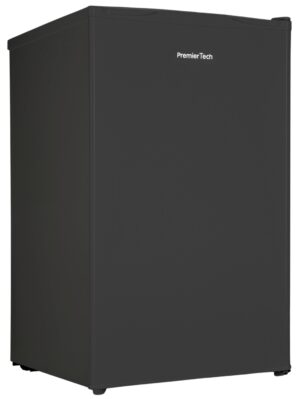 PremierTech Congelatore Verticale Freezer Nero 64 litri -24° Classe E 4**** Stelle 3 Cassetti PT64FRB