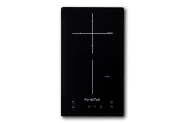 PT302I PremierTech Piano Cottura a Induzione 30cm da Incasso a 2 zone Timer e Blocco