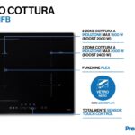 PT604IFB PremierTech Piano Cottura a Induzione 4 Zone Timer
