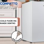 PremierTech PT-FR43K Mini Freezer Congelatore con chiave 42 litri da -24° gradi 4**** Stelle E 39dB