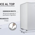 PremierTech PT-FR43K Mini Freezer Congelatore con chiave 42 litri da -24° gradi 4**** Stelle E 39dB