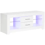 Oigger Mobile Porta TV da 55"" con Luci LED a 12 Colori e Telecomando