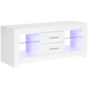 Oigger Mobile Porta TV da 55"" con Luci LED a 12 Colori e Telecomando