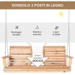 Dondolo Sospeso 3 Posti