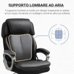 Poltrona da Ufficio Ergonomica con Poggiatesta