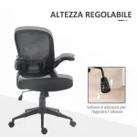 Sedia da Ufficio Ergonomica con Altezza Regolabile