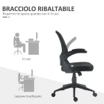 Sedia da Ufficio Ergonomica con Altezza Regolabile