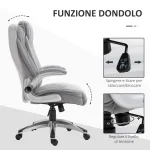 Sedia da Ufficio Ergonomica con Imbottitura