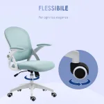 Sedia da Ufficio Ergonomica con Schienale a Rete e Altezza Regolabile