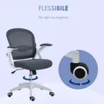 Sedia da Ufficio Ergonomica con Schienale a Rete e Altezza Regolabile