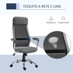 Sedia da Ufficio Ergonomica Girevole