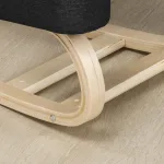 Sedia Ergonomica con Inginocchiatoio in Legno di Betulla e Cuscino