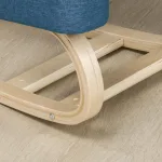 Sedia Ergonomica con Inginocchiatoio in Legno di Betulla e Cuscino