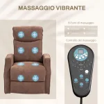 Poltrona Relax Alzapersona con 8 Punti Massaggio