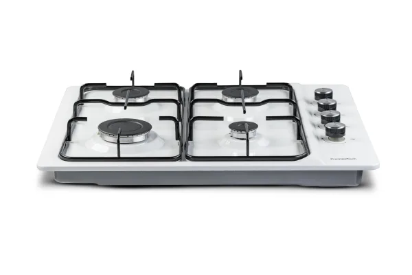 PremierTech Piano cottura a gas 60cm 4 fuochi Bianco P460WH