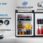 PremierTech Mini Frigo 53L Trivalente 220V 12V Gas Libera Installazione PTF53L3