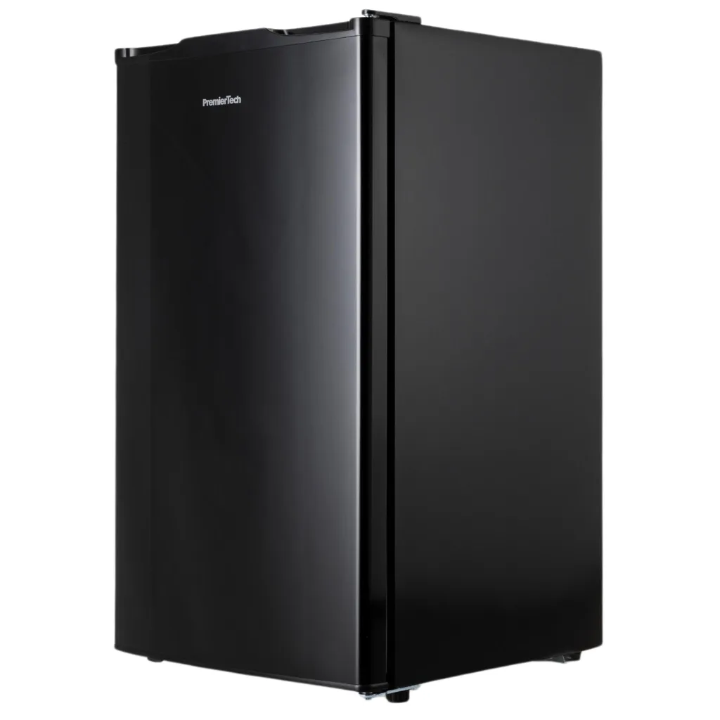 PremierTech Congelatore Verticale Freezer Nero 64 litri -24° Classe E 4**** Stelle 3 Cassetti PT64FRB