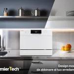 PremierTech PTLS6 Bianca Lavastoviglie 6 coperti 8 programmi libera installazione