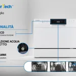 PremierTech PTLS6 Bianca Lavastoviglie 6 coperti 8 programmi libera installazione