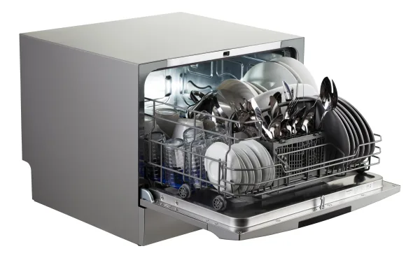 PremierTech PTLS6S Silver Lavastoviglie 6 coperti 8 programmi libera installazione