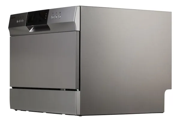 PremierTech PTLS6S Silver Lavastoviglie 6 coperti 8 programmi libera installazione