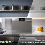 PremierTech PTLS6S Silver Lavastoviglie 6 coperti 8 programmi libera installazione