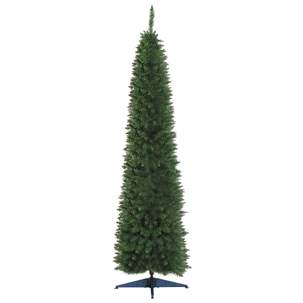 Oigger Albero di Natale Artificiale in PVC con 499 Rami e Base in Plastica