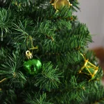 Albero di Natale con Decorazioni e Rami Folti