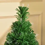 Albero di Natale a Fibre Ottiche 90cm con 90 Folti Rami in PVC