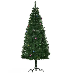 Oigger 1.8m Albero di Natale Artificiale con 624 Rami in PVC Ignifughi