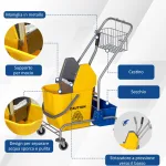 Carrello Pulizie con Strizzatore