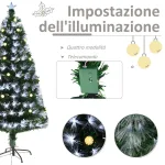 Albero di Natale Artificiale 120cm con 130 Rami