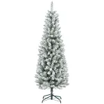 Oigger Albero di Natale 180cm con 479 Rami Innevati