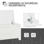 Panca Contenitore Multiuso in Legno MDF