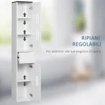 Mobile Bagno con Ripiano Regolabile