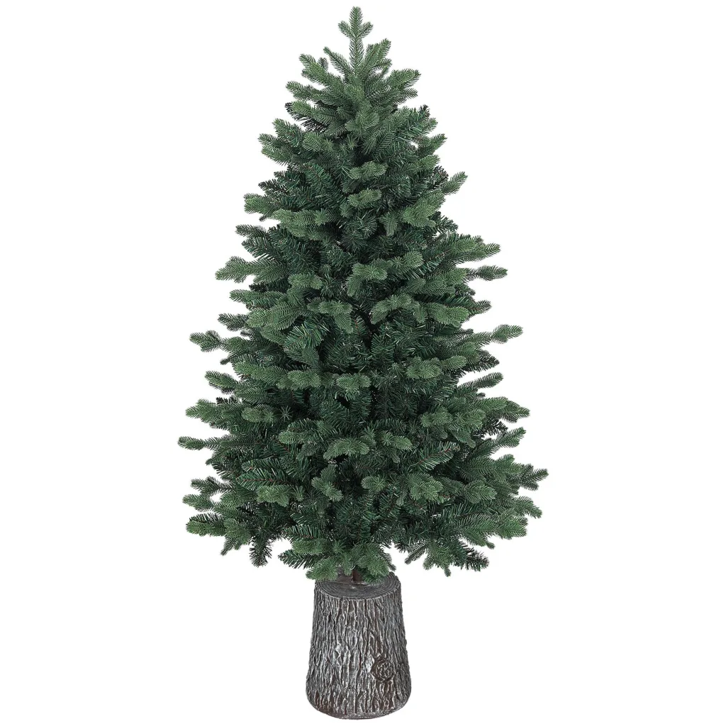 Oigger Albero di Natale Artificiale 150 cm Realistico con 994 Rami e Base in Resina