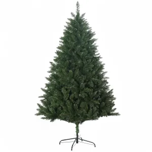 Oigger Albero di Natale Artificiale 180cm con 800 Rami e Base in Metallo