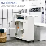 Mobiletto Bagno con Porte Scorrevoli