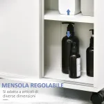 Mobiletto Bagno con Porte Scorrevoli