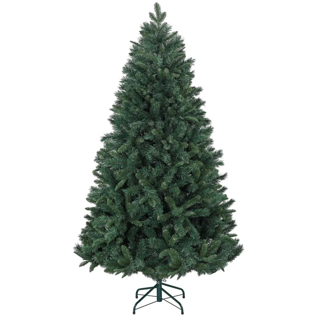 Oigger Albero di Natale Artificiale 180cm con 1061 Rami e Base in Metallo