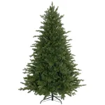 Oigger Albero di Natale Artificiale da 180 cm con 1821 Rami e Base in Metallo