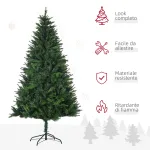 Albero di Natale Artificiale 180cm con 786 Rami