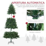 Albero di Natale Artificiale 180cm con 786 Rami