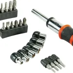 Black & Decker Black & Decker Kit Giravite a Cricchetto con 27 inserti  - BDHT0-62130