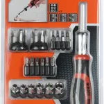 Black & Decker Kit Giravite a Cricchetto con 27 inserti  - BDHT0-62130