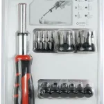 Black & Decker Kit Giravite a Cricchetto con 27 inserti  - BDHT0-62130