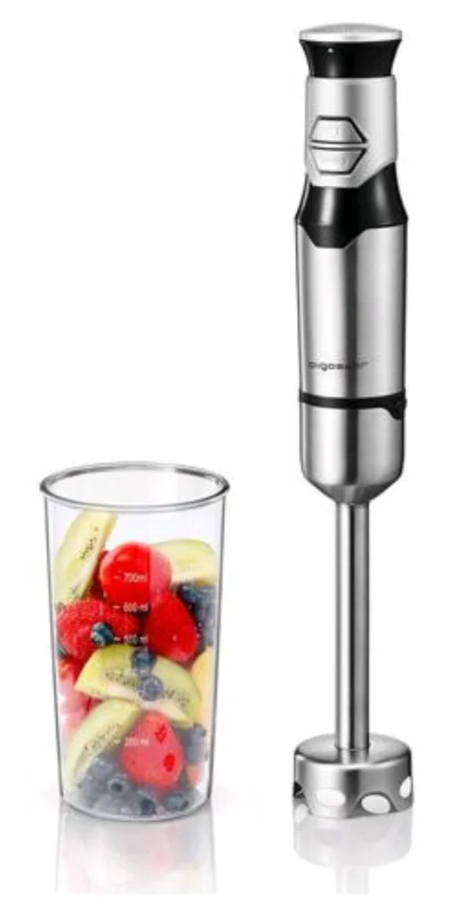 Aigostar 30iom  Frullatore ad Immersione con Recipiente da 0.7 L 600Watt