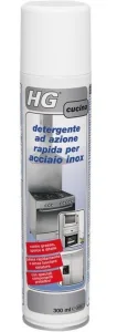 HG Spray Detergente ad azione rapida per acciaio inox 300 ml