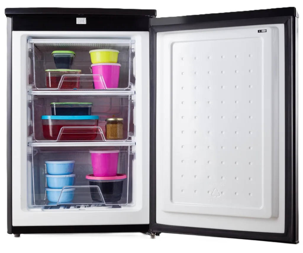 PremierTech® PremierTech PT-FR86B Freezer Congelatore 88 litri Nero -24° gradi 4**** Stelle E 39dB